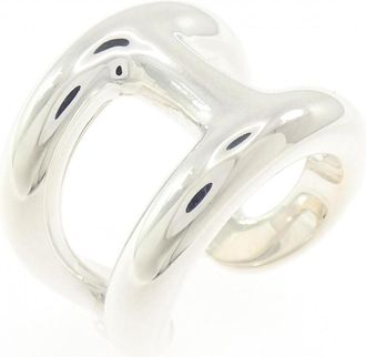 Herm&egrave;s Silver 925 Band Ring (Pre-Owned)