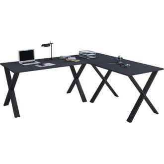 VCM Vcm Vcm Escritorio De Madera Escritorio De Esquina Liso 190x190 L Forma Izquierda O Derecha Placa De Mesa De Trabajo 80 Cm De Profundidad Mesa De Orde