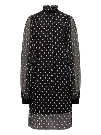 Nina Ricci High Neck Mini Dress