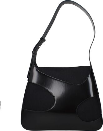 Ferragamo Black Fabric Shoulder Womens Bag