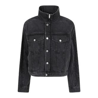 Alexander Wang Dames, Jassen, Grijs, Maat: L Denim