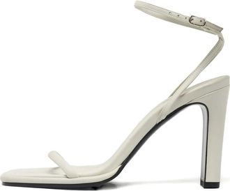 The Row Sandali Kate in pelle - Bianco