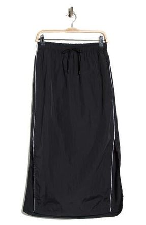 Zella Breakaway Crinkled Maxi Skirt in Black at Nordstrom Rack, Size X-Small