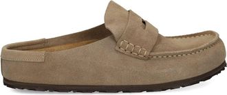 Birkenstock Naples Wrapped Taupe, Suede Leather