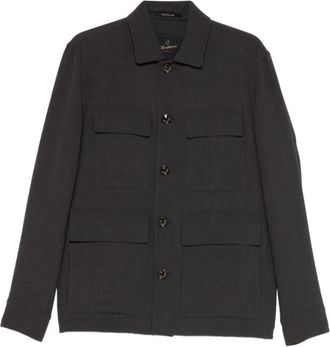 Montecore Jacket met kraag - Heren - Zomerjassen - Grijs - L - Jassen