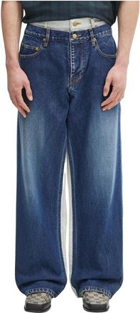 AMBUSH Straight Jeans - Heren - Loose Fit Jeans - Blauw - W32 - Jeans