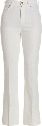 Brunello Cucinelli Off White Tailored Trousers, Brand Size 44 (US Size 10)