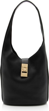 Ferragamo Calfskin Archivo Gancio Large Hobo