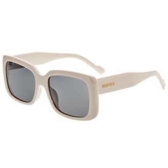 Bertha Sunglasses Wendy Polarized Sunglasses in Cream/black at Nordstrom