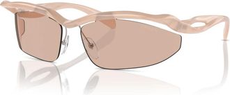 Prada Zonnebril - Dames - Zonnebrillen - Bruin - ONE Size - Accessoires
