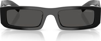 Prada 0pr D09sd Rectangular Frame Acetate Sunglasses