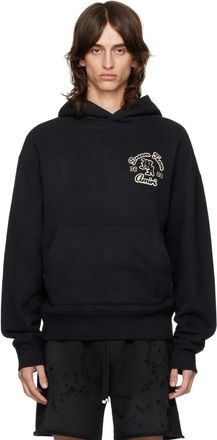 YZERR着用 AMIRI ブラック スウェット トレーナー YZERR着用 AMIRI ブラック スウェット トレーナー