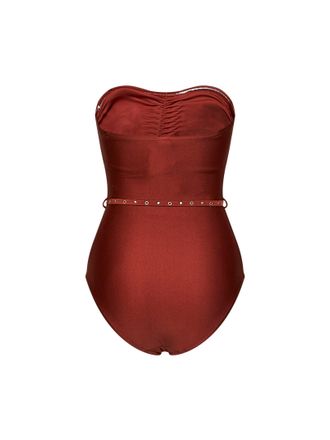 Zimmermann One-Piece Swimsuit - Brown