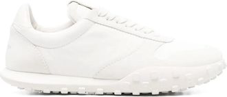 Jil Sander suede sneakers - White