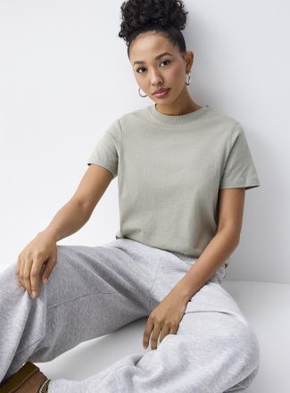 Twik Womens Short-sleeve crew-neck Tee Shirt Relaxed fit