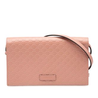 Gucci Tweedekans Microguccissima Wallet On Strap