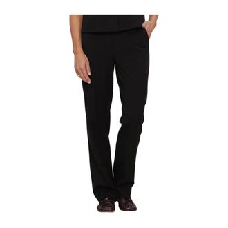 Object Object - Objlisa MW Straight Pant Noos - Dames - Broeken - Zwart - Maat: XL Viscose