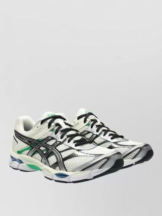 Asics synthetic leather low-top sneakers