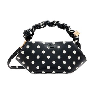 Ganni Tassen, Dames, Zwart, ONE Size, Katoen, Handbags