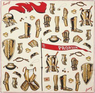 Burberry Knight Armour Silk Scarf