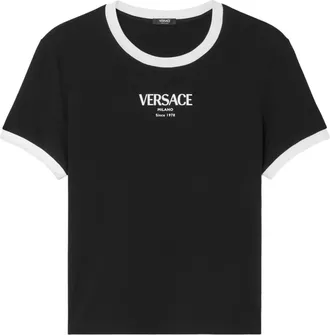 Versace Donna, Top, Nero, L, new