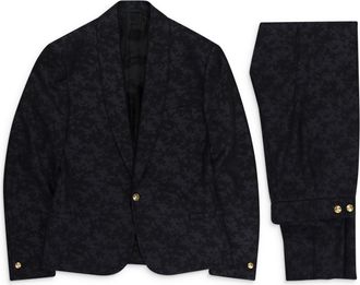 Versace Black Camo Suit