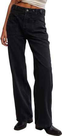 Free People We the Free Palmer Cuffed Baggy Jeans in Outer Space at Nordstrom, Size 29