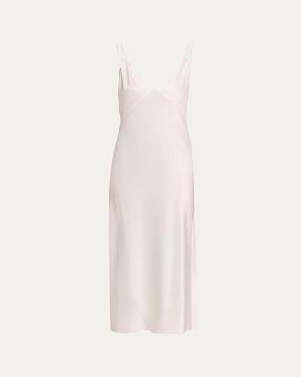 Alice & Olivia Kiro V-Neck Slip Dress