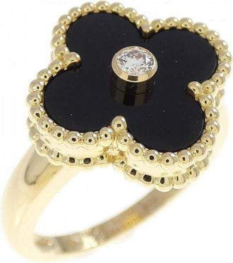 Van Cleef & Arpels Yellow Gold Yellow Gold (18K) Band Ring (Pre-Owned)