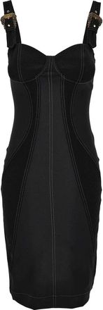 Versace Jurken - Dames - Korte kleedjes - Zwart - XS - Kleedjes