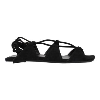 The Attico Schoenen, Dames, Zwart, 36 EU, Su&egrave;de, Renee Flat Sandalen