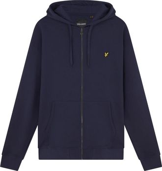Lyle & Scott Mid Layers Zip Door Hoodie - Heren - Vesten met rits - Blauw - 3XL - Hoodies & sweatvesten