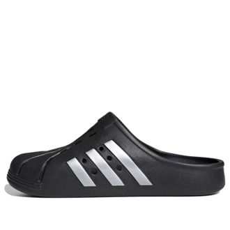 adidas Adilette Clog Black Silver FY8969