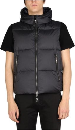 Tatras Hooded High Neck Front Z - Heren - Bodywarmers - Zwart - M - Jassen