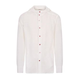 Kiton Casual Shirts, male, White, Size: 3XL Mariano Camicia