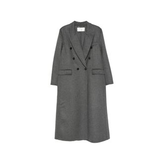 Victoria Beckham Double-breasted Peaked-lapel Coat