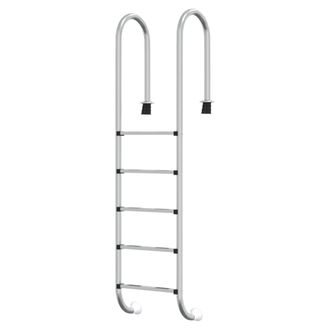 vidaXL Vidaxl - Escalera Para Piscina Acero Inoxidable 304 54x38x211 Cm