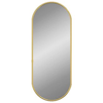 Berkfield Home Wall Mirror Gold 50x20 cm Oval