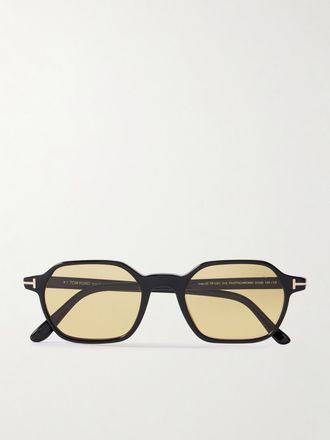 Tom Ford Occhiali Da Sole In Acetato Con Montatura Quadrata Joey - Nero