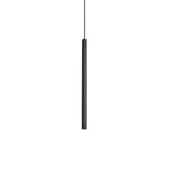 Netlighting Look Square Slim Pendant Ceiling Light Black 1x LED 220lm 3000K