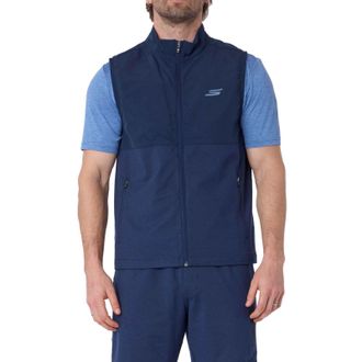 Skechers Skechers Weekend Vest Winkel Voor Skechers Skechers Weekend Vest Heren Blauwe Gilets