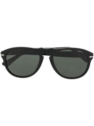 Persol aviator-style sunglasses - unisex - Acetate - One Size - Black