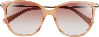 Longchamp 54mm Cat Eye Gradient Sunglasses in Marble Beige at Nordstrom Rack