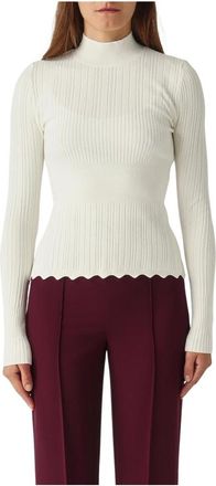 Twinset Donna, Maglie, Bianco, L, new