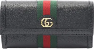 Gucci Pre-owned Gucci Leather Web Ophidia Long Wallet Ladies 39JTDM8S2OIM7GAG