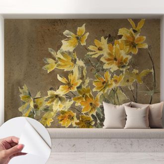 Tulup Fotomurale Adesivo - Carta Da Parati Adesiva - Per La Cucina Camera Da Letto Per La Soggiorno - Bouquet Solare 208x146 Cm