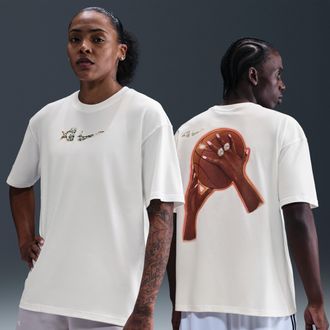 Nike Mens Aja Wilson Dri-FIT Basketball T-Shirt in White | IO4227-133