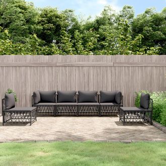 vidaXL Furniture Limited - Juego Muebles De Jard&iacute;n 6 Pzas Y Cojines