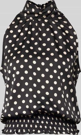 Neo Noir Neo Noir Blusentop im Allover-Look in Black, Größe 34