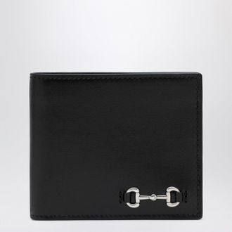 Gucci Black bi-fold wallet with Horsebit